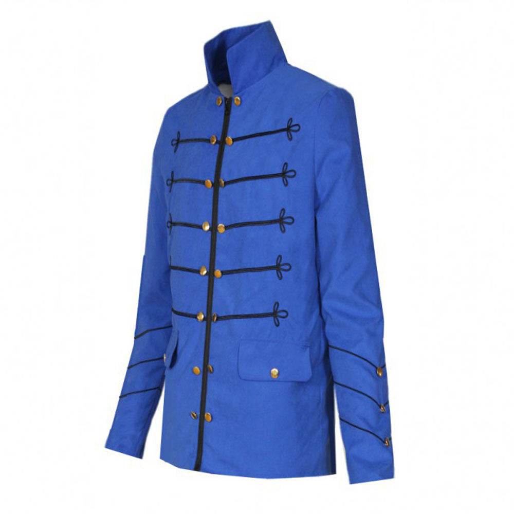 Men's Medieval Vintage Embroidered Button Jacket Outfits Carnival - zzcosplay