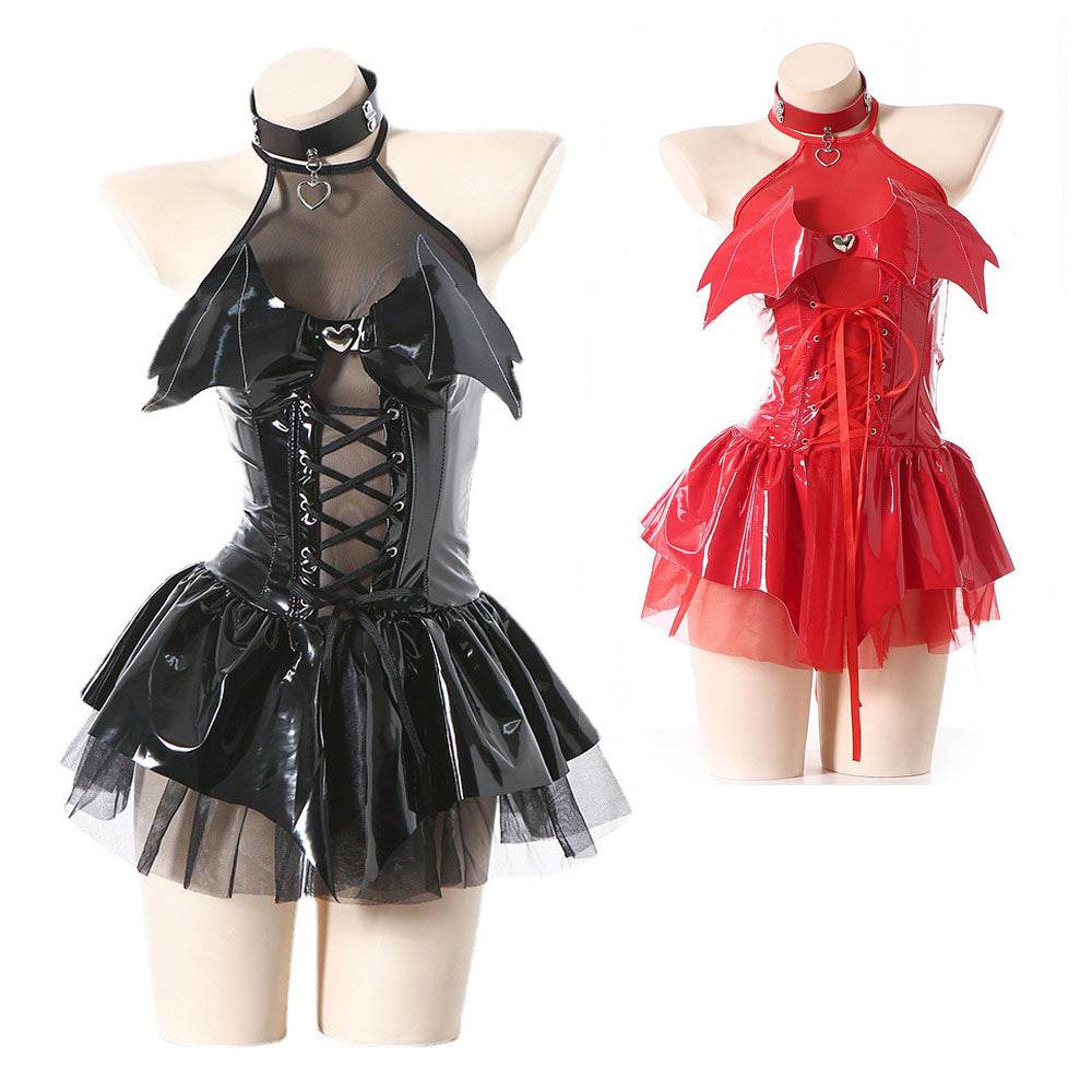 Witch Cosplay Costume Female Little Devil Perspective Skirt - zzcosplay