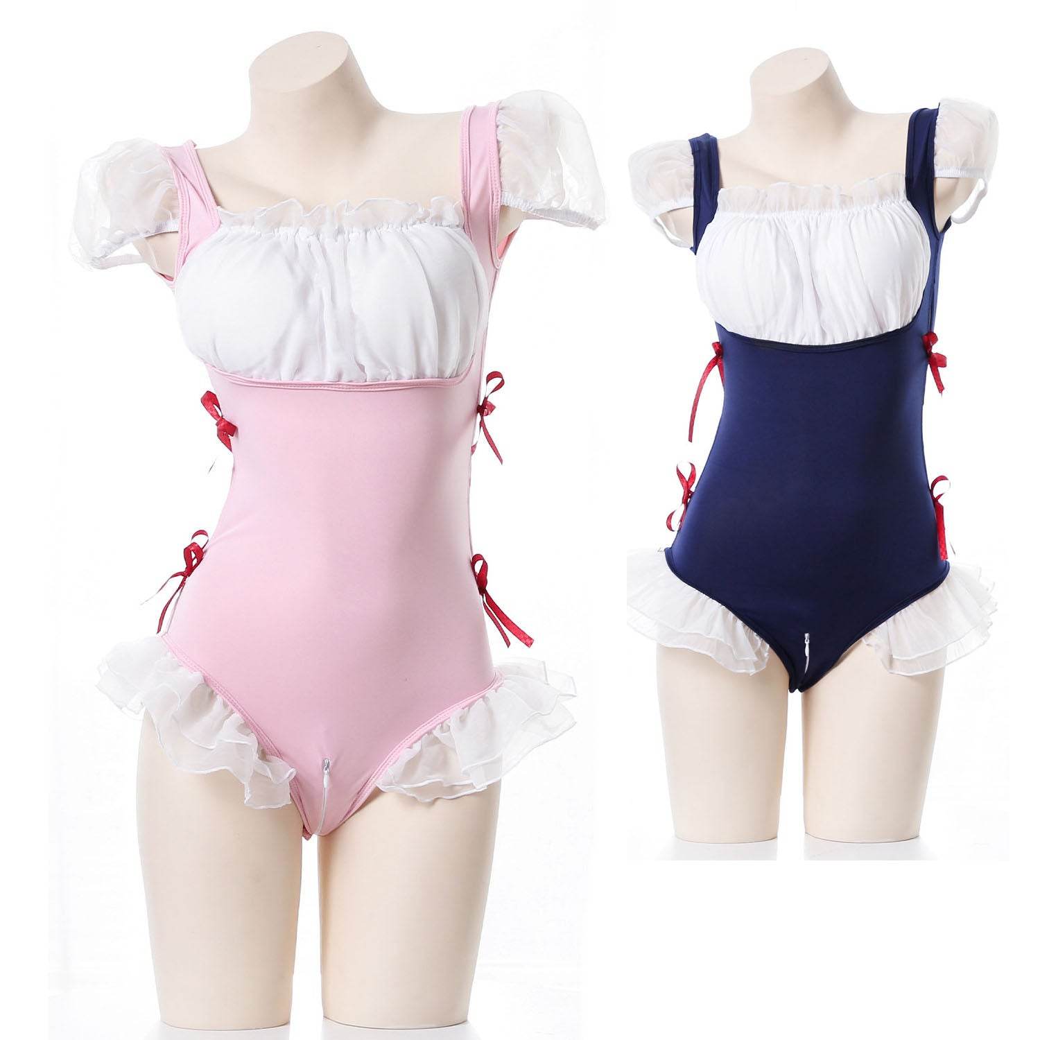 Lotus Leaf One-Piece Princess Maid Uniform Suit - zzcosplay