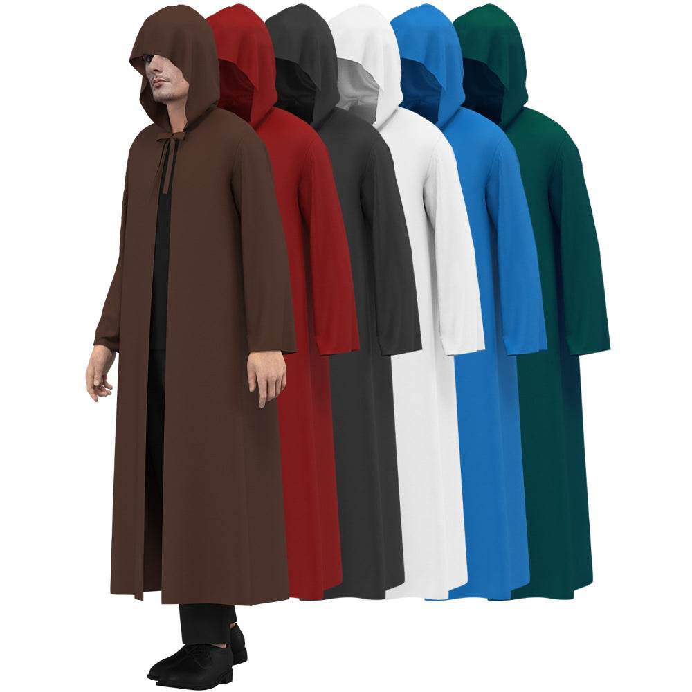 Star Wars Jedi Knight role play cloak medieval cape cosplay costume - zzcosplay