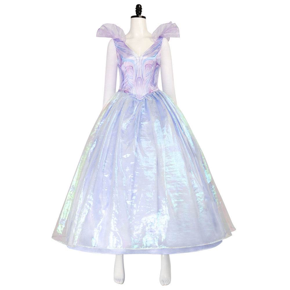 Wicked Glinda Women Blue Dress Outfit Carnival Halloween Cosplay Costume - zzcosplay