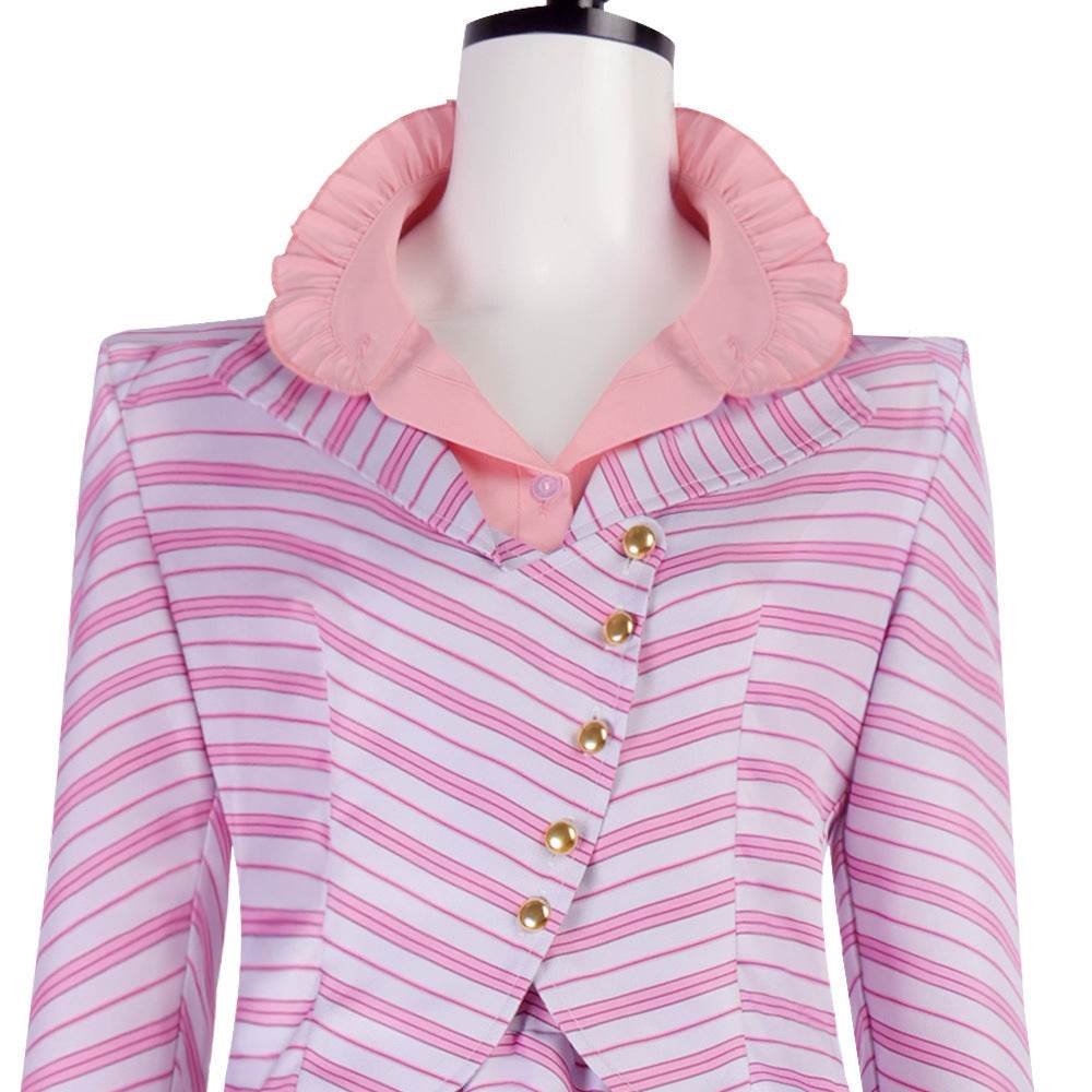 Wicked Glinda Pink Women Suit Outfit Carnival Cosplay Costume - zzcosplay