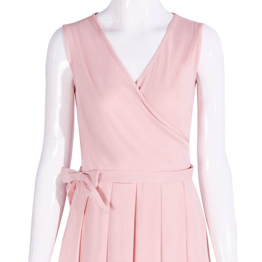 Wicked Glinda Pink Women Short Dress Outfit Carnival Cosplay Costume - zzcosplay