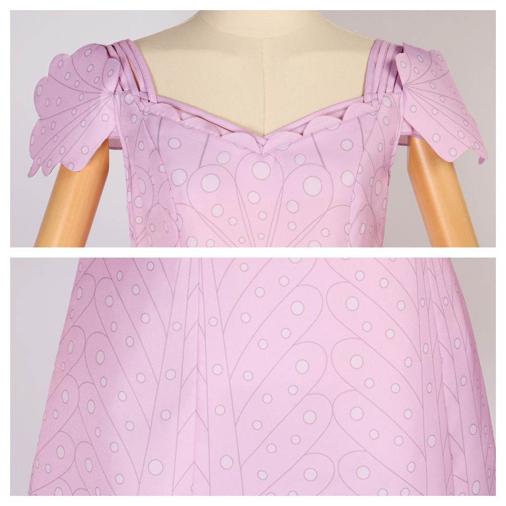 Wicked Glinda Women Pink Short Dress Outfit Carnival Cosplay Costume - zzcosplay