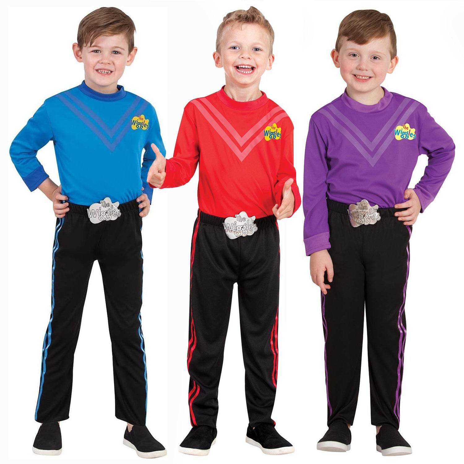 Kids The Wiggles Cosplay Boys Dance Costume Simon Anthony Lachy Outfit - zzcosplay