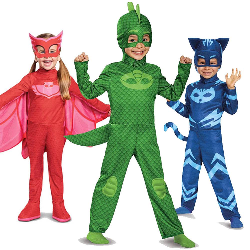PJ Masks Owlette Catboy Gekko Toddler Costume Cosplay Halloween - zzcosplay
