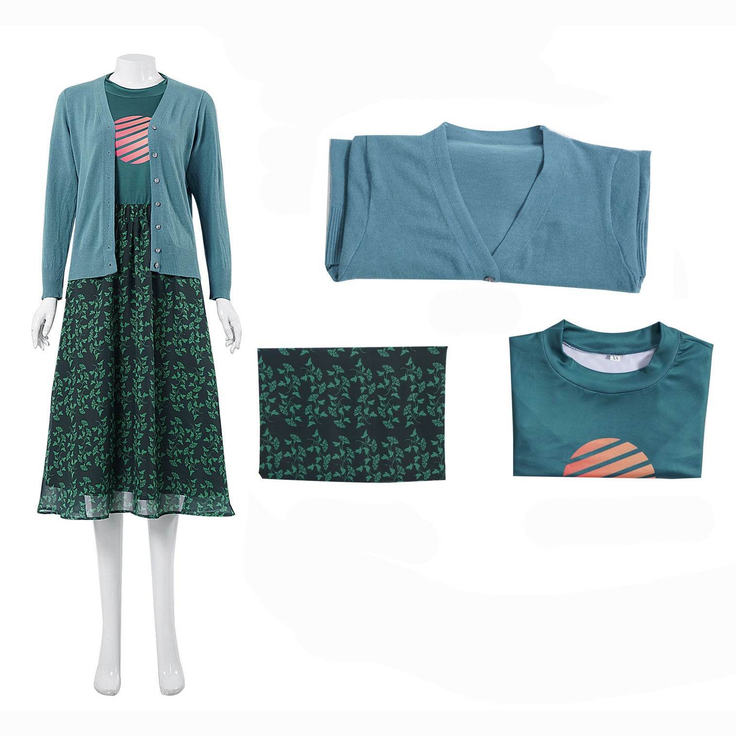 Minecraft Steve Natalie Henry Garrett Dawn Costume Halloween - zzcosplay