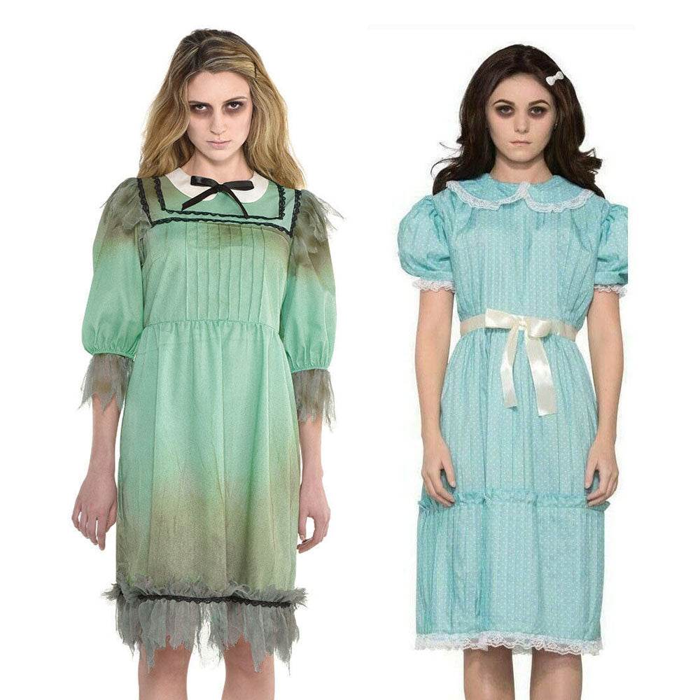 The Shining Grady Twins Costume Cosplay Halloween for Girls Women - zzcosplay