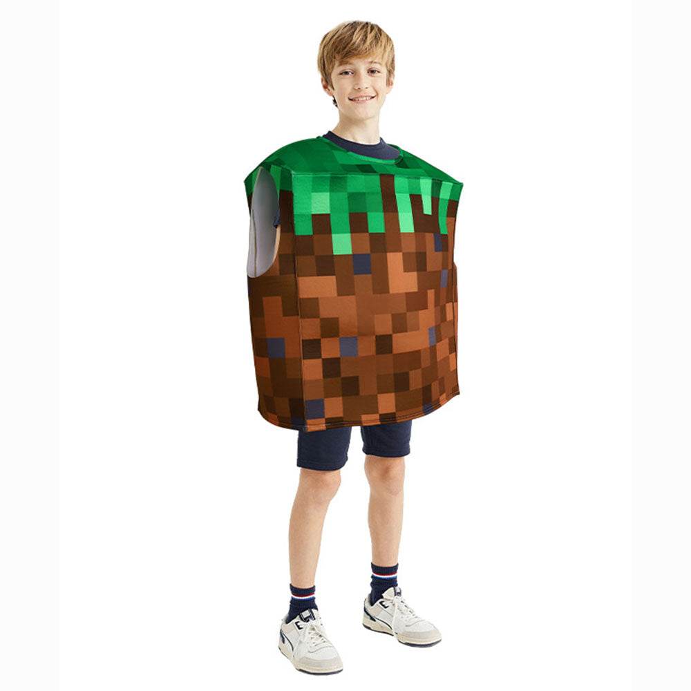 Minecraft Steve Costume for Kids Halloween - zzcosplay