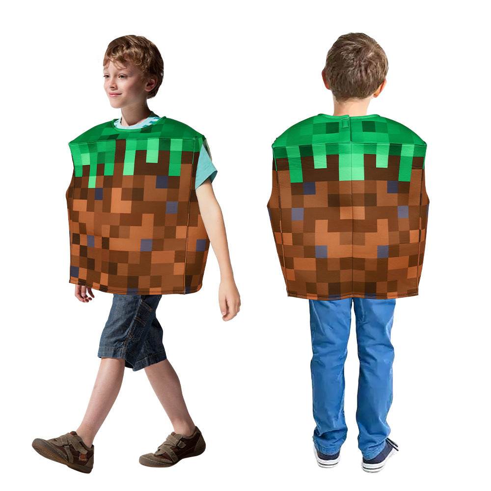 Minecraft Steve Costume for Kids Halloween - zzcosplay