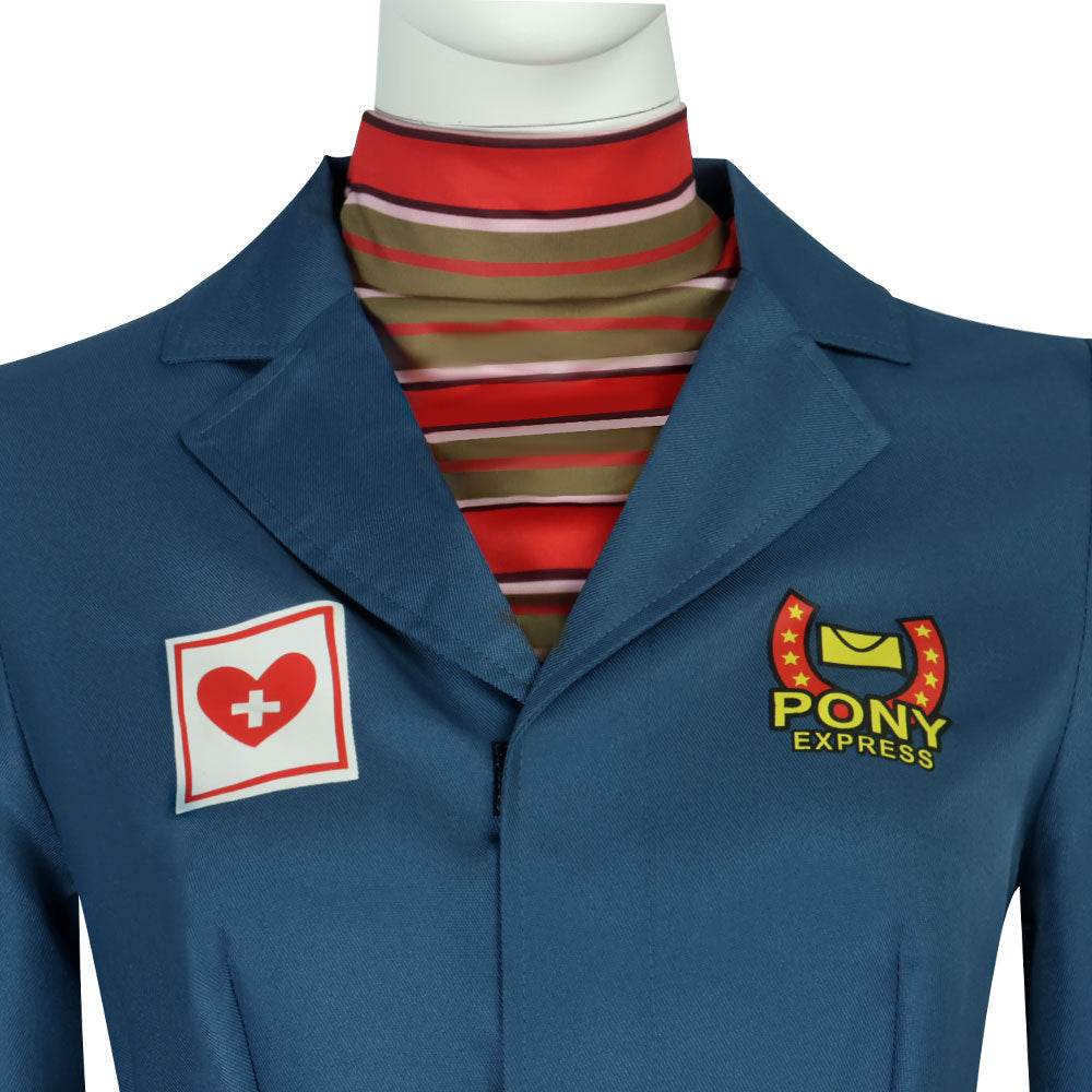 Mouthwashing Anya Women Blue Jumpsuit Carnival Halloween Cosplay Costume - zzcosplay