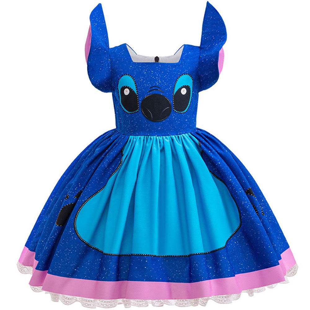 Stitch girls cute cosplay dress Costume tutu skirt Halloween - zzcosplay