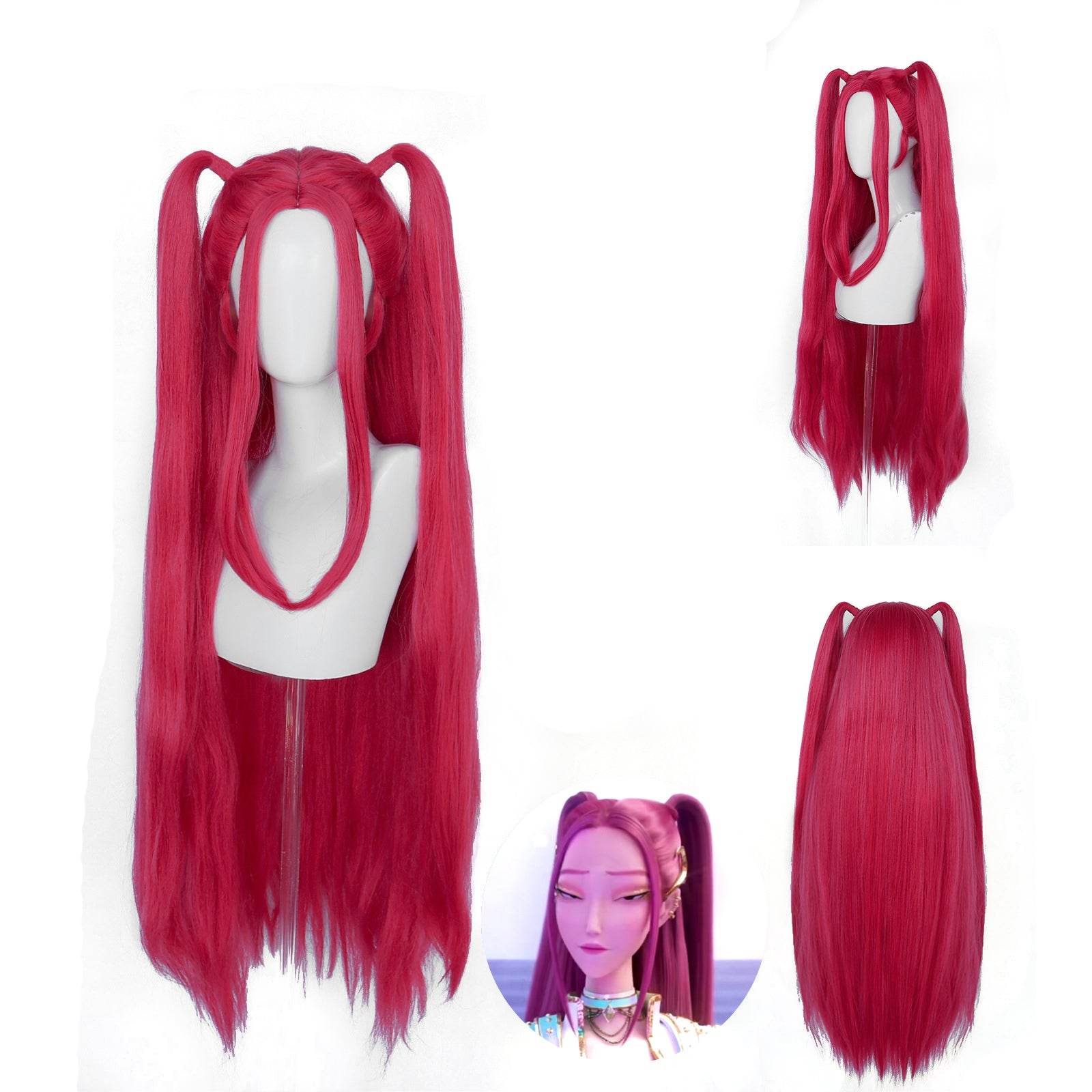 K-Pop: Demon Hunters mira Zoey rumi Cosplay Wig - zzcosplay