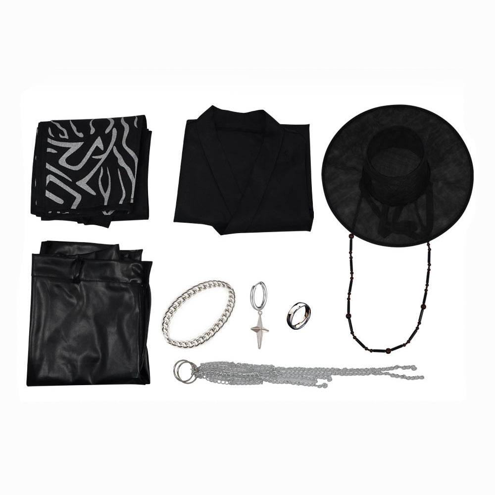 Kpop Demon Hunters Jinu Costume Cosplay Outfit Hat For Adult Man Halloween - zzcosplay