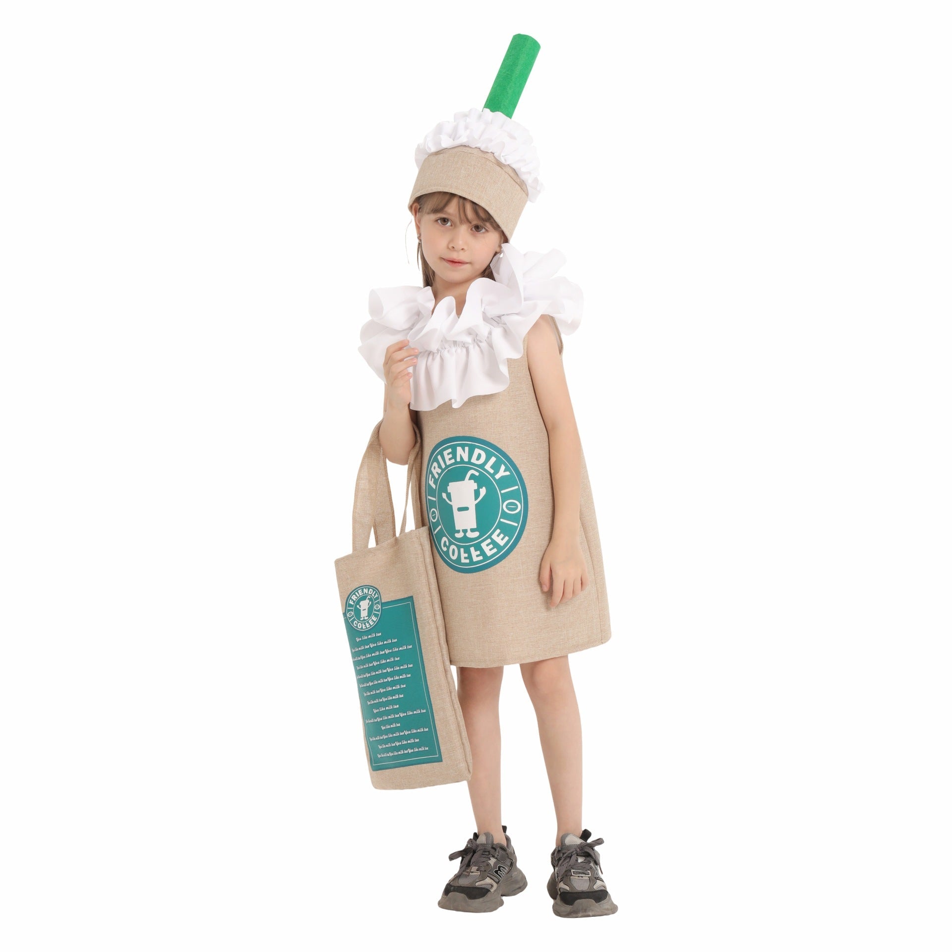 Frappuccino Coffee Costume - Kids - ZZCOSPLAY