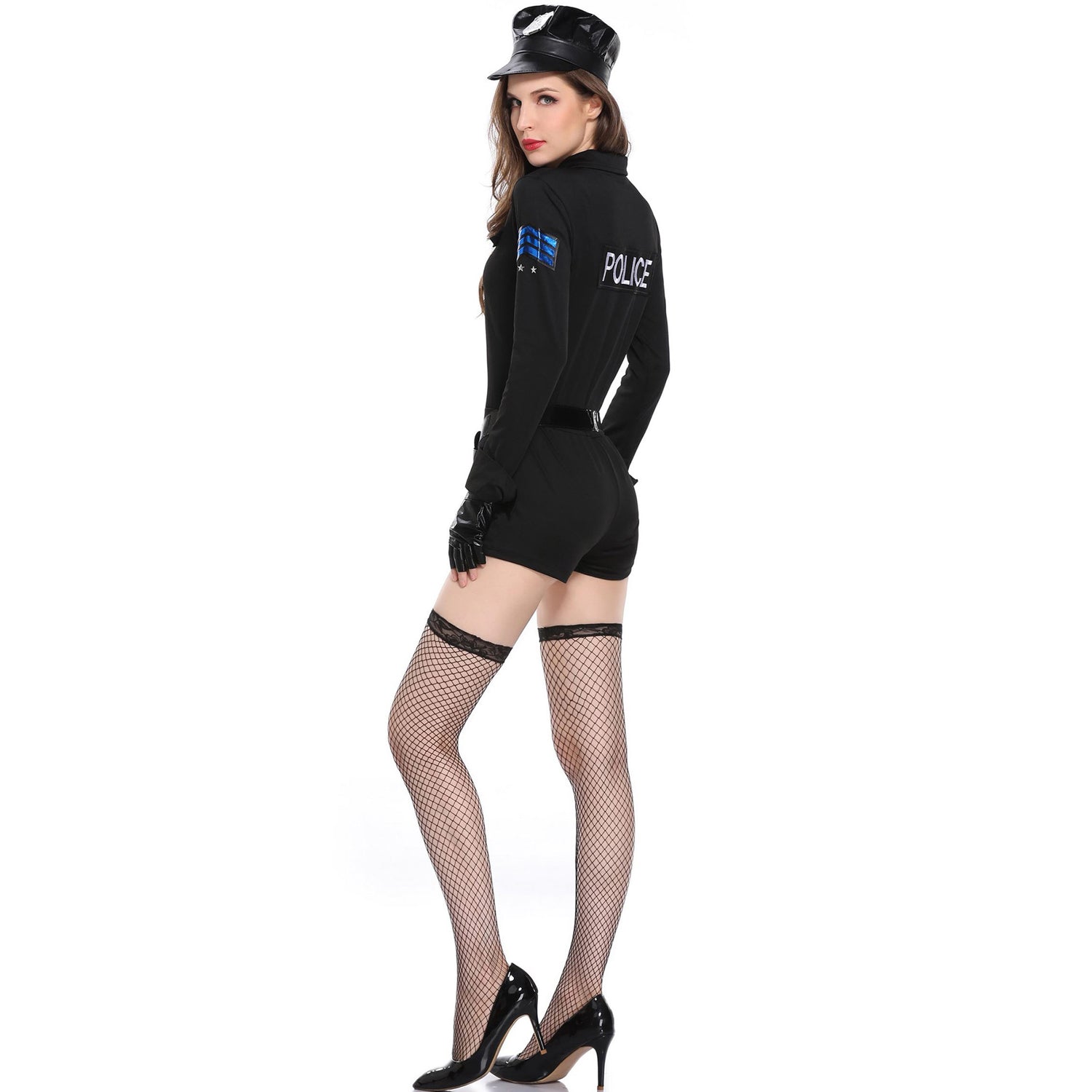Cop Police Party Halloween Costume For Women - ZZCOSPLAY