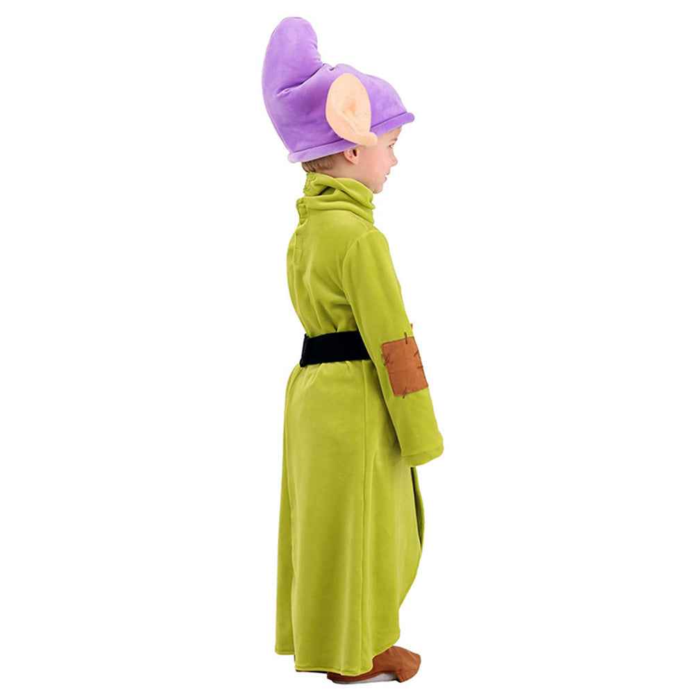Snow White Dopey Costume for Toddlers Seven Dwarfs Cosplay Halloween