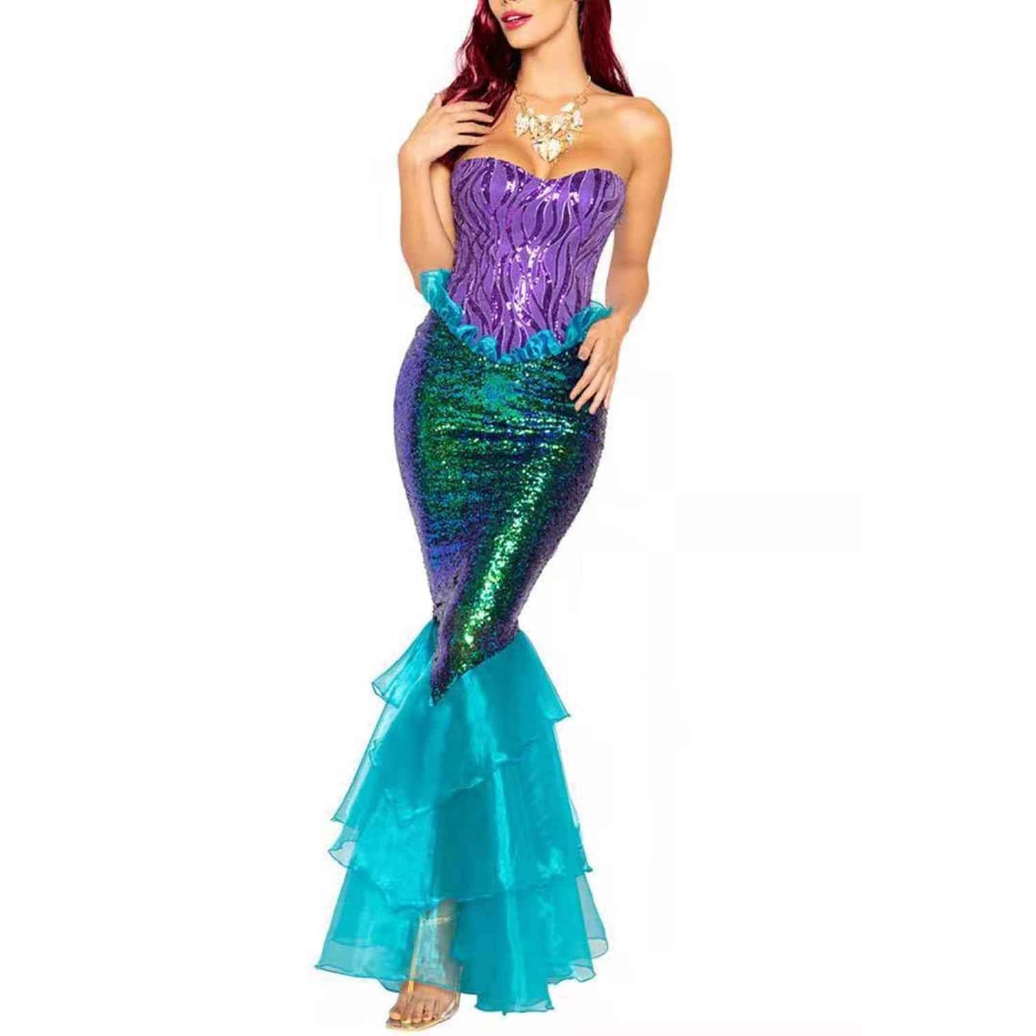 Seductive Mermaid Princess Fairytale Costume Halloween Costume