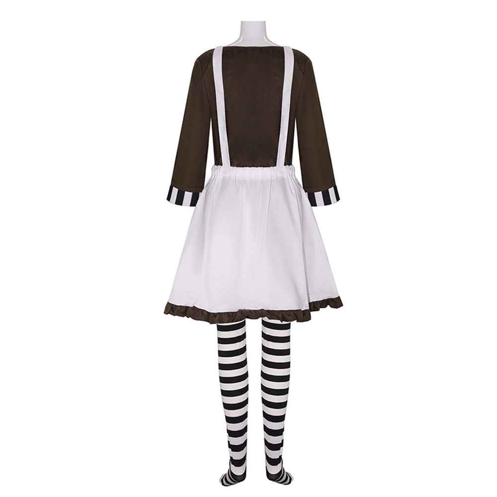 Charlie and the Chocolate Factory Clown Cosplay Costume Carnival Suit