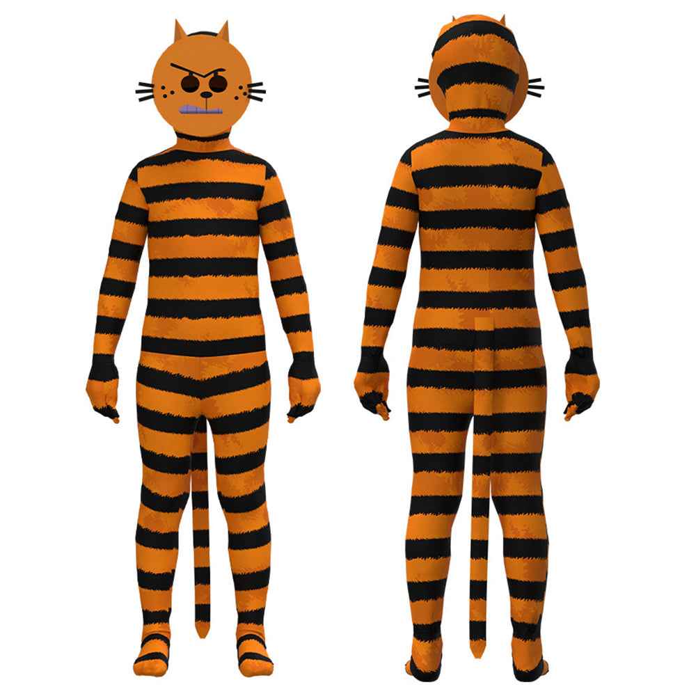 Dog Police Man Petey Cat Fancy Dress Costume Bodysuit With Hat