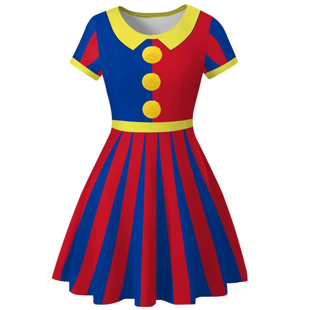 Pomni Dress Costume TADC cosplay Halloween