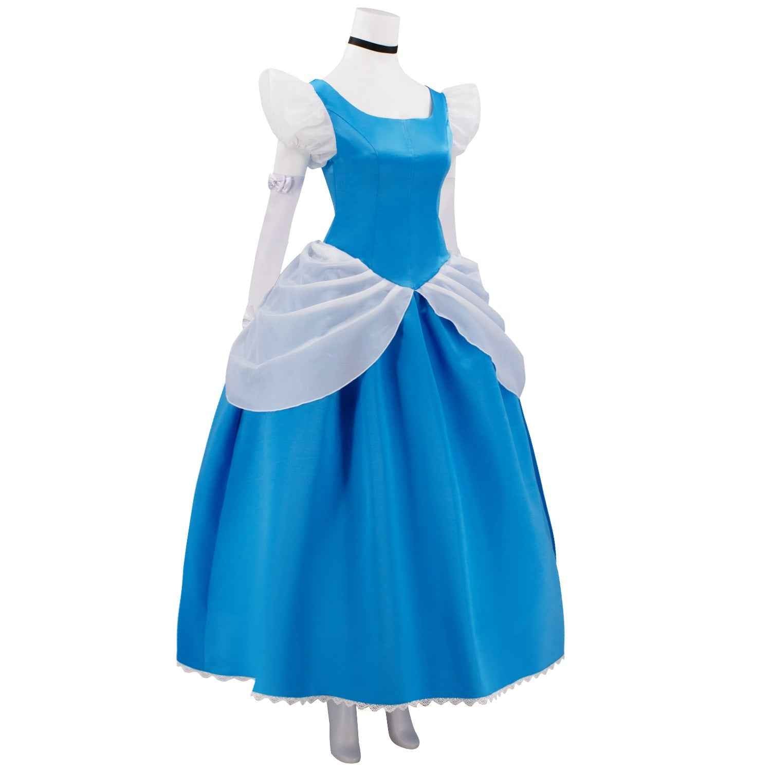 Cinderella Princess dress Costume Cosplay Halloween