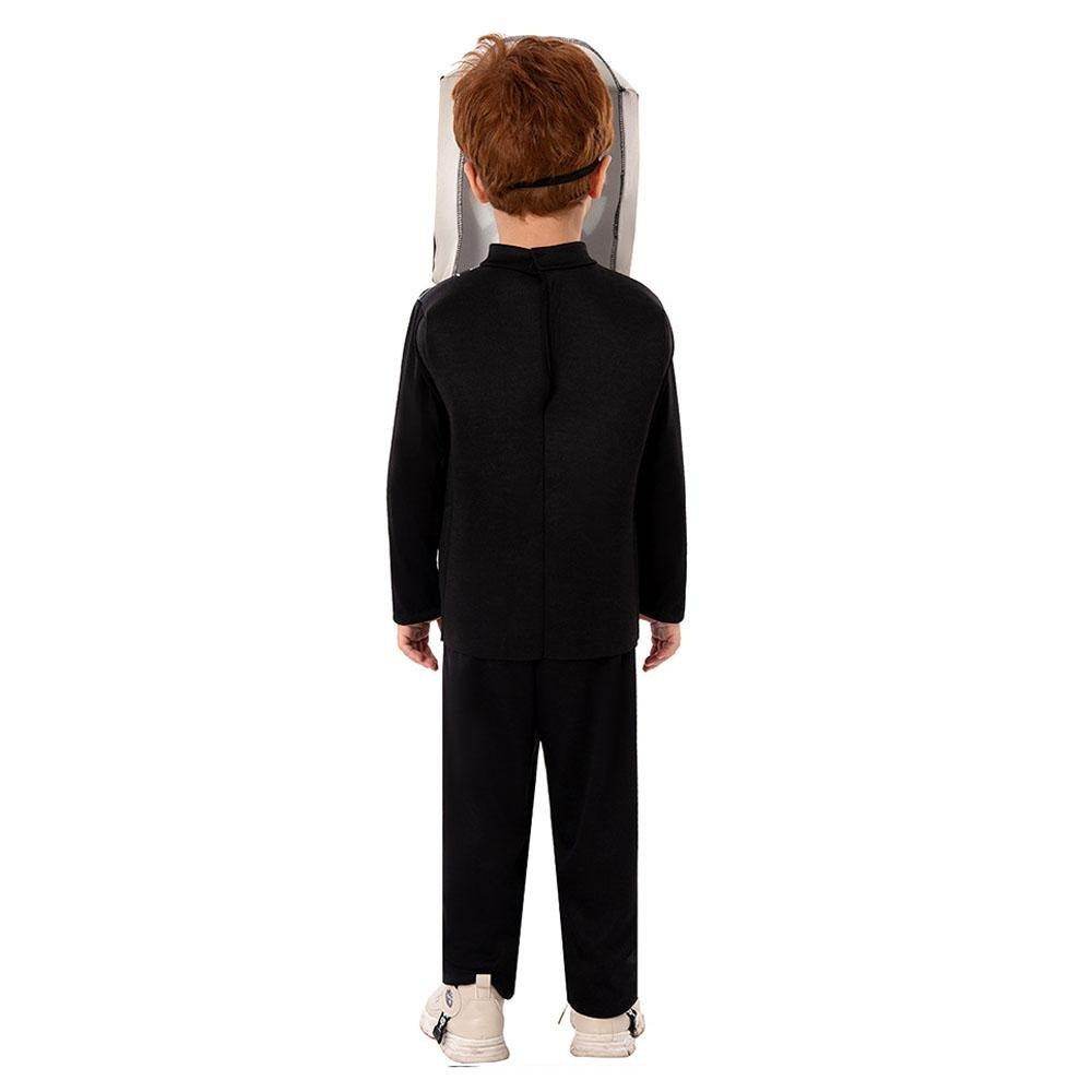 3D Horror Game TV and Toilet Costume Halloween Cosplay Outfit - zzcosplay