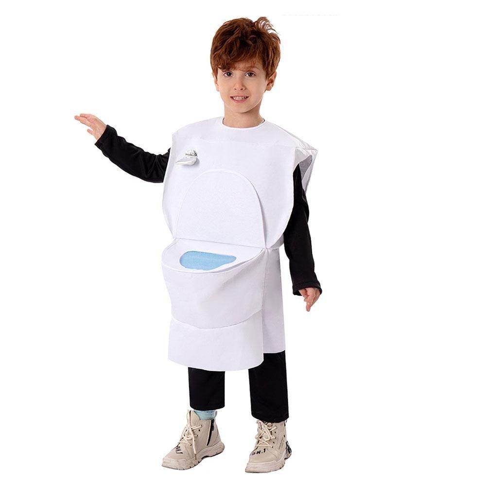 3D Horror Game TV and Toilet Costume Halloween Cosplay Outfit - zzcosplay