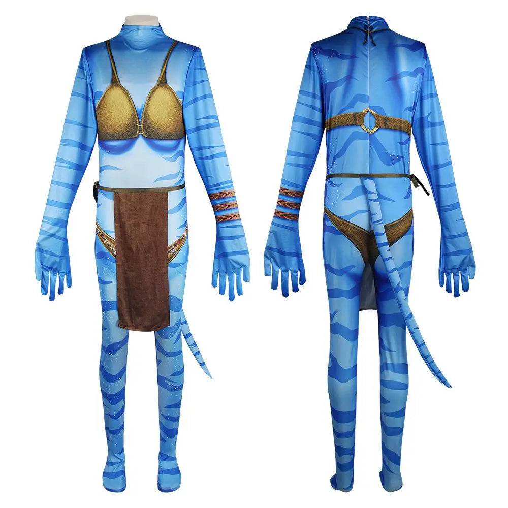 Avatar: The Way of Water Cosplay Costume adult zentai costume Sets and Mask Up For kids - zzcosplay