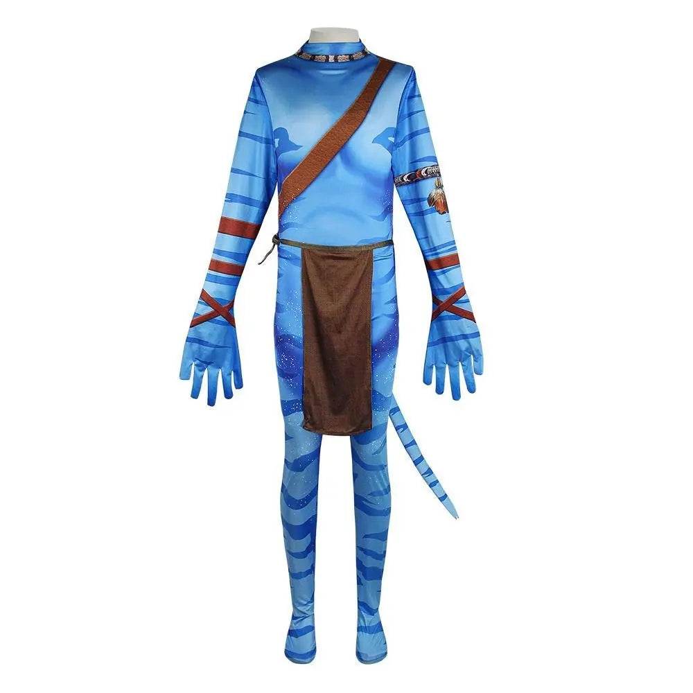 Avatar: The Way of Water Cosplay Costume adult zentai costume Sets and Mask Up For kids - zzcosplay