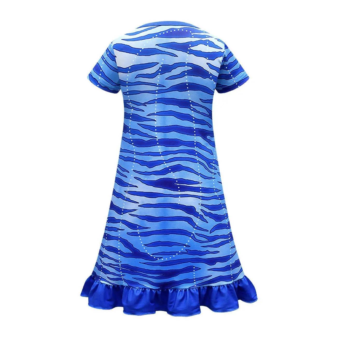 Avatar: The Way of Water Costume Cosplay Pajamas Dress For Kids - zzcosplay