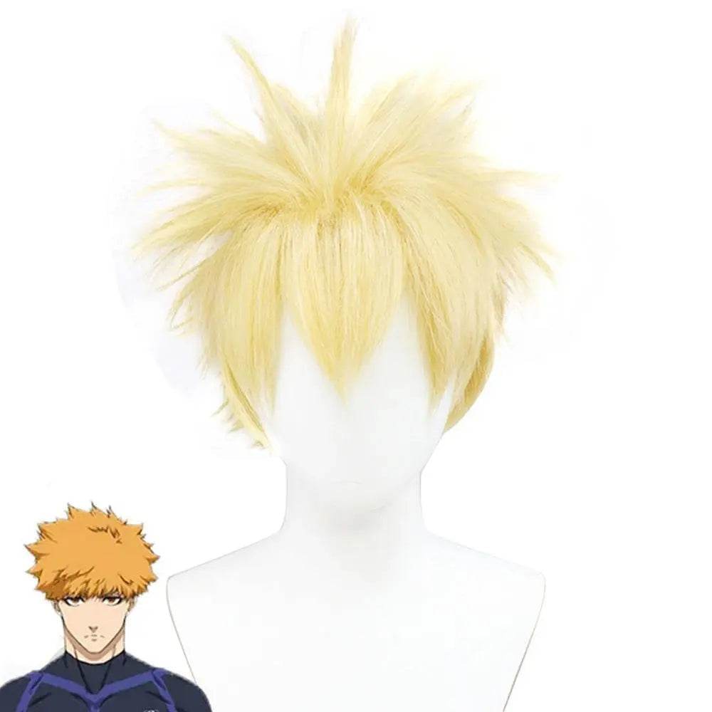 Chigiri Hyoma Cosplay Wig Bachira Meguru Hair Blue Lock costume wigs - zzcosplay