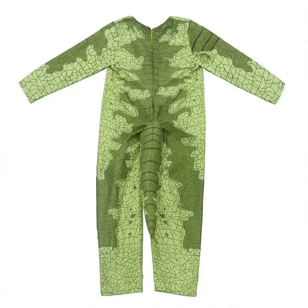 Child's Triceratops Dinosaur Cosplay Costume Jumpsuit Halloween Dress Up for Kids - zzcosplay