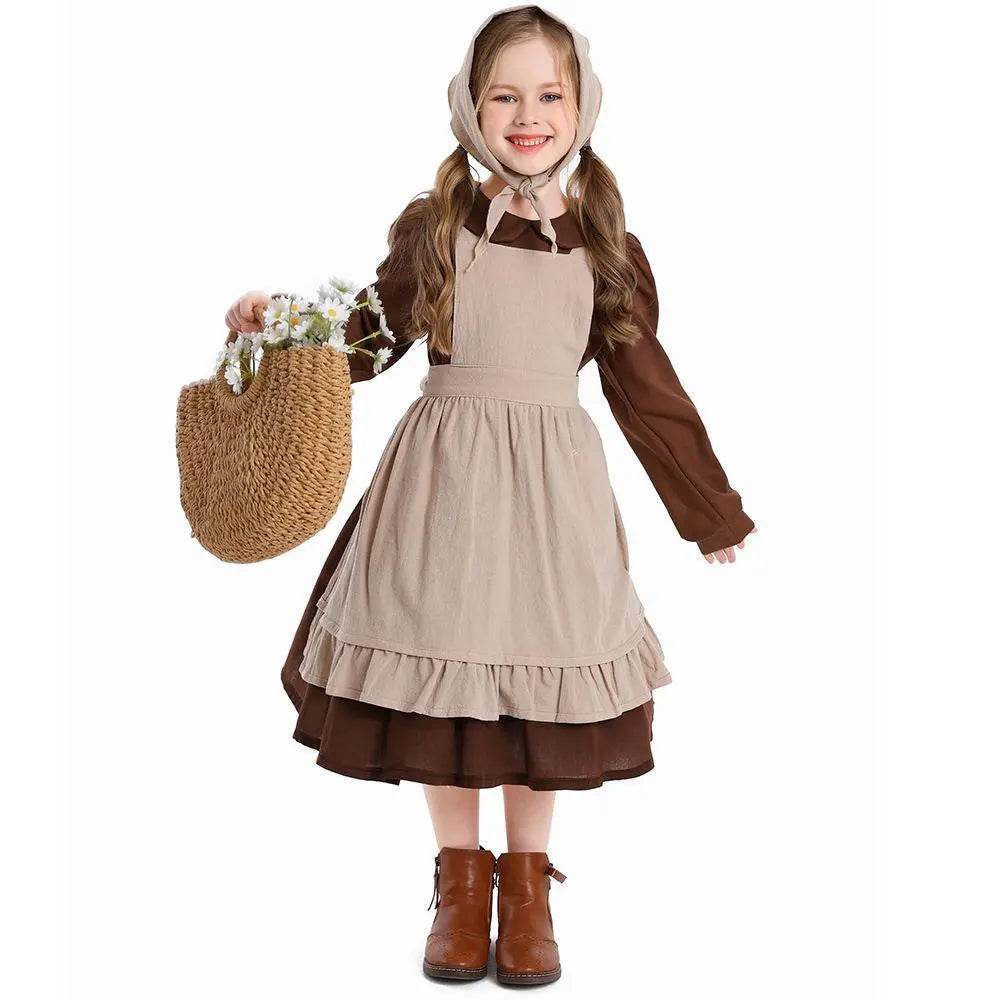 Children's Day Cinderella Maid Costume Party Costume - zzcosplay