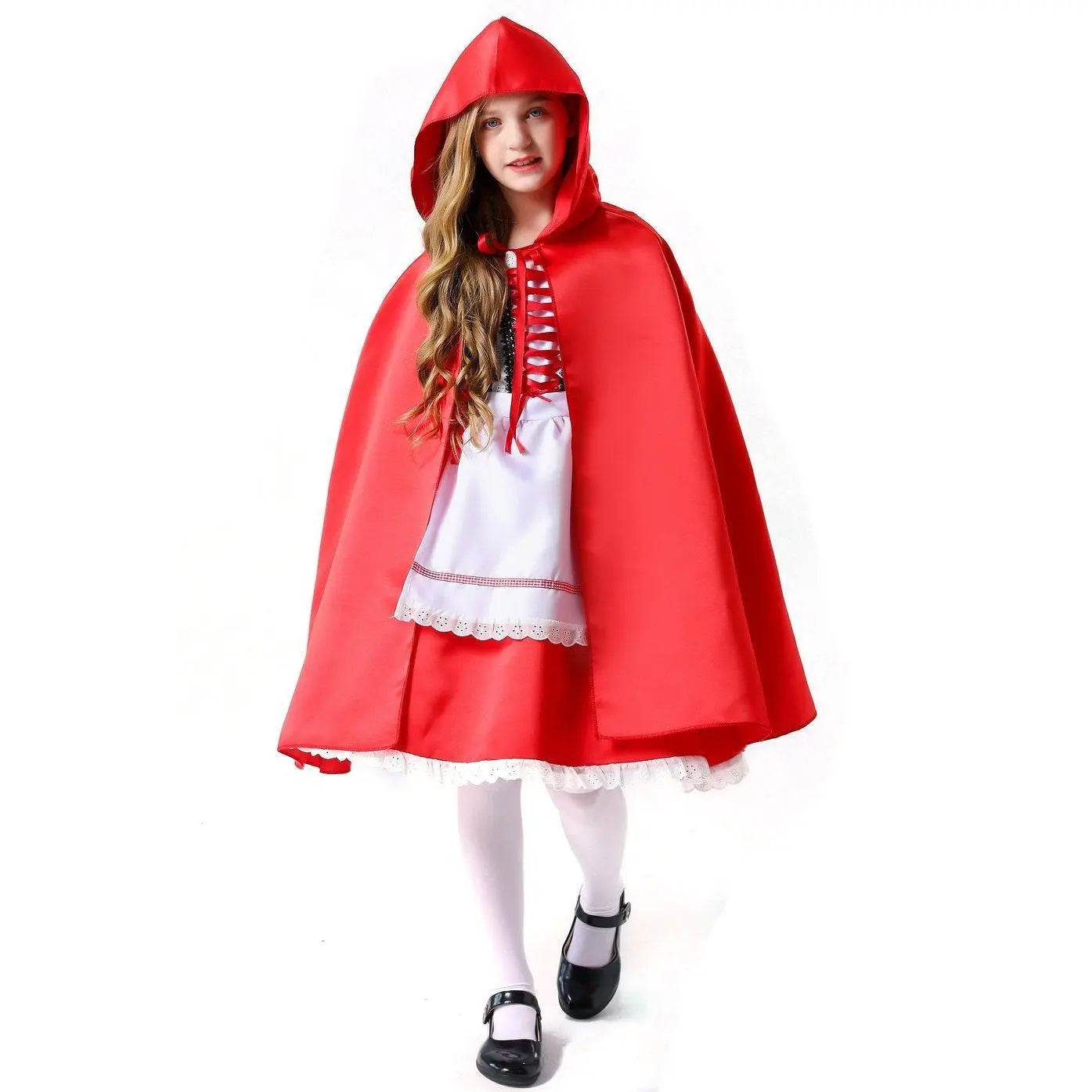 Children's Day Halloween kindergarten Little Red Riding Hood show costume family performance - zzcosplay