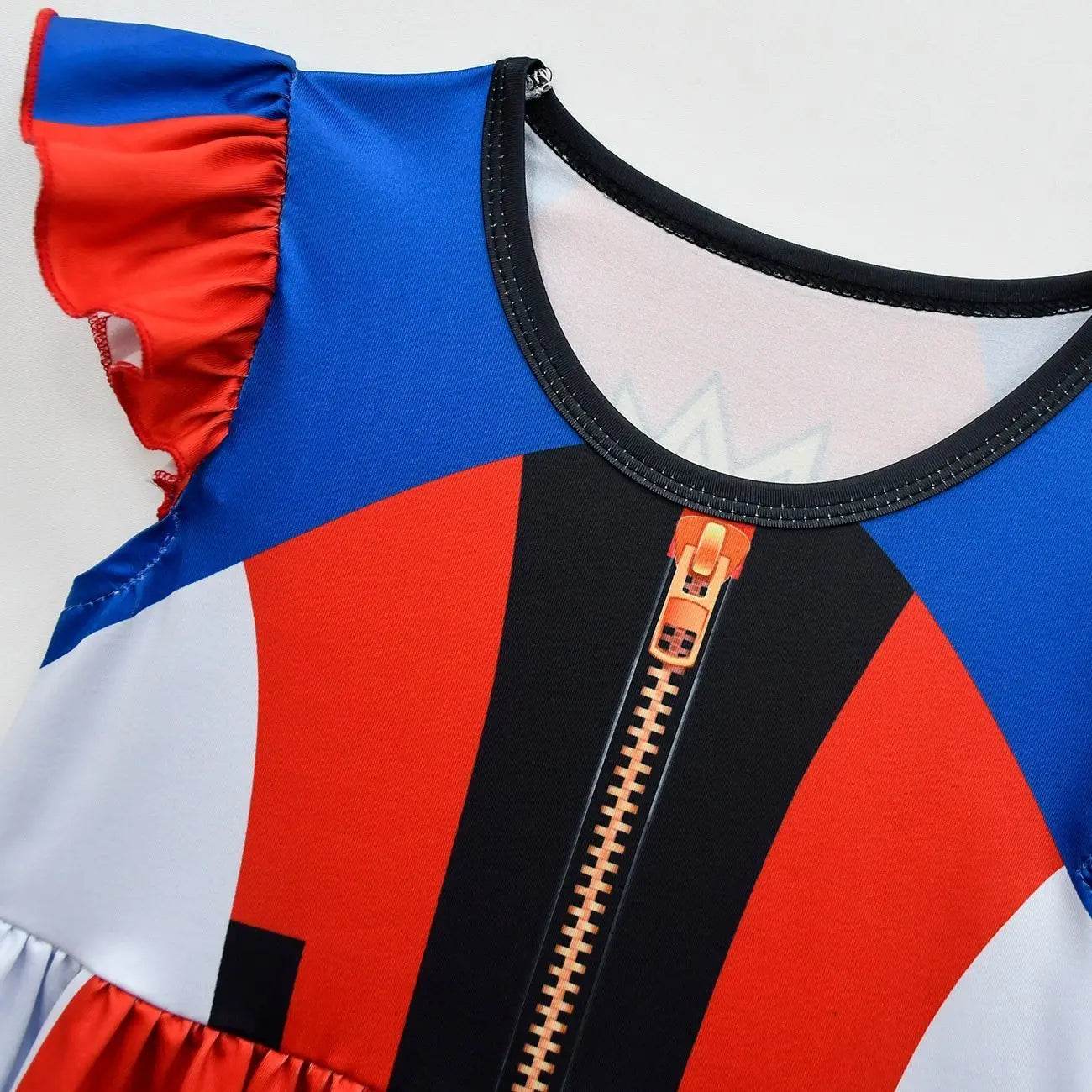 Descendants 3 Costume A-line skirt with flying sleeves Cosplay Dress - zzcosplay