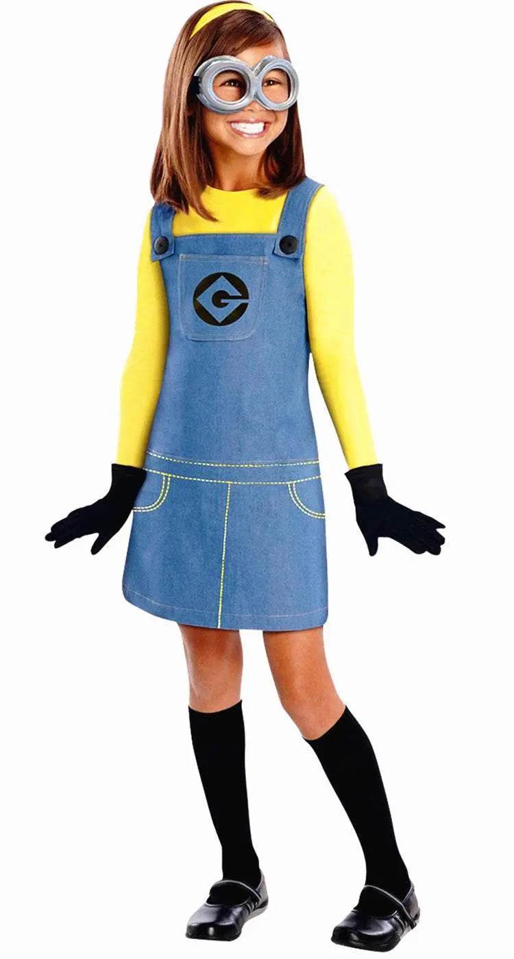 Despicable Me Minions Kids Children Cartoon Cosplay Costume Boys Girls - zzcosplay