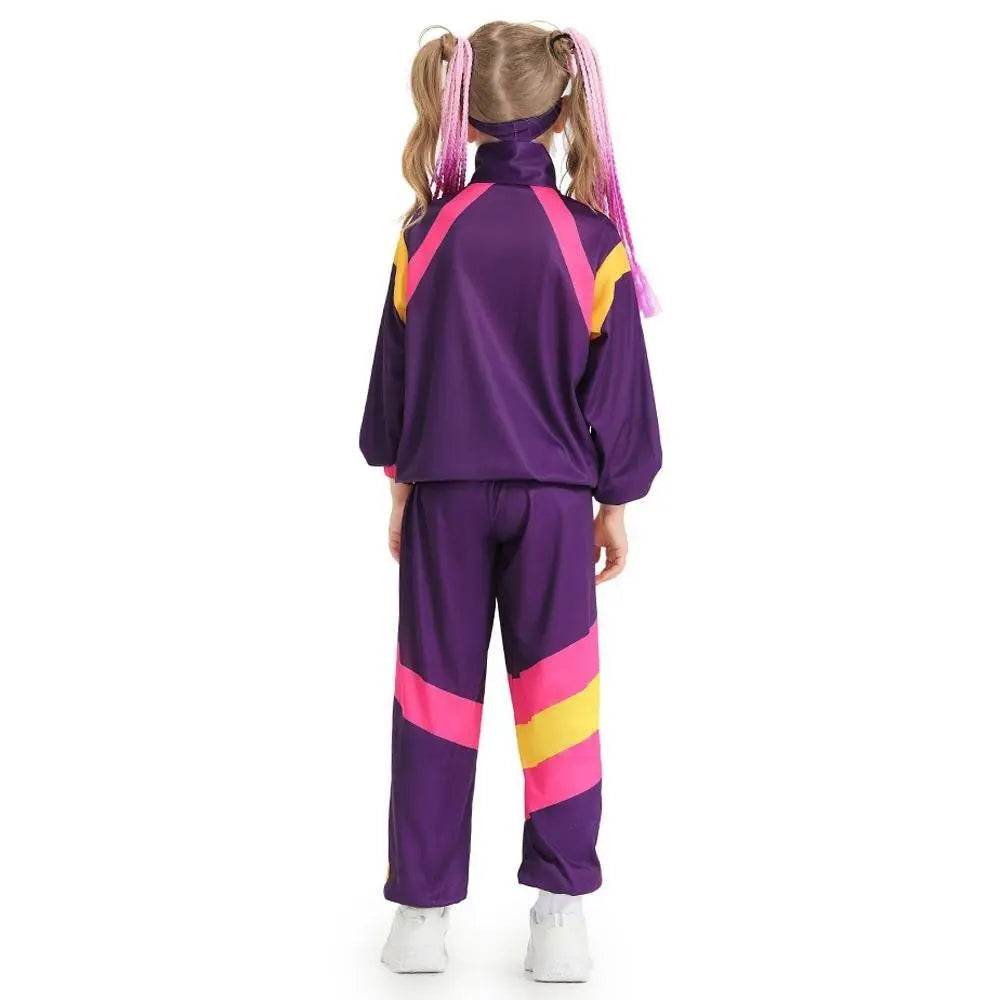 Disco 80S Costume Outfits Dance Set Hip Hop Modern Jazz Team Performance Kids - zzcosplay