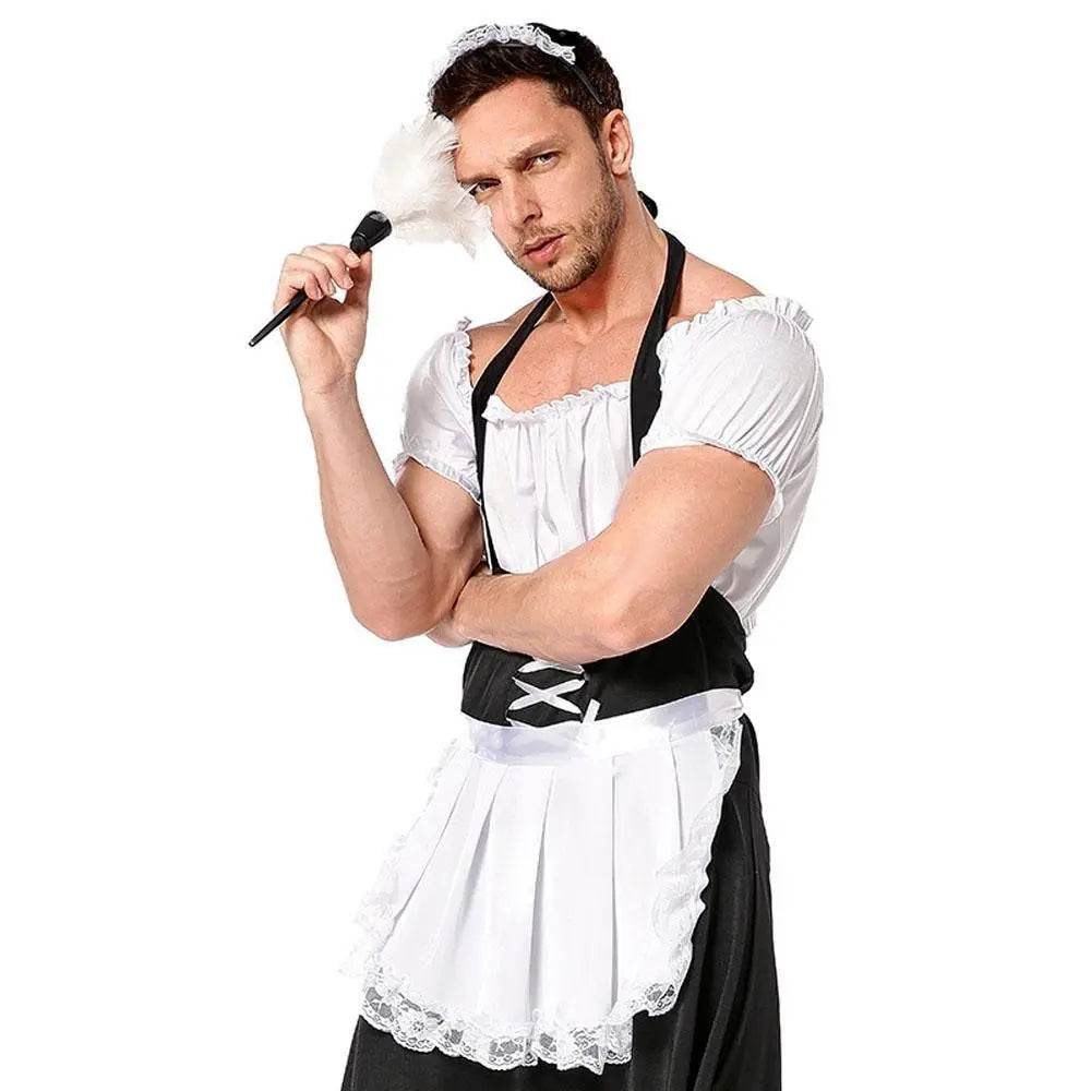 Fever Flirty French Women Man Maid Costume - zzcosplay