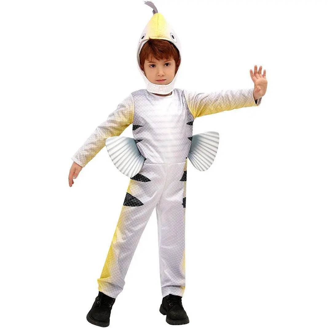 Flounder Kids Animal Jumpsuit Party Cosplay Costumes Halloween - zzcosplay