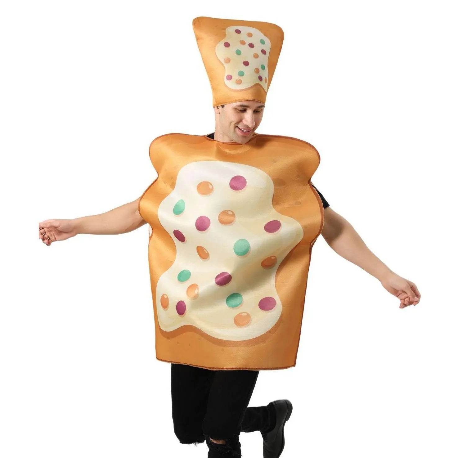 Food Egg bread Costume Halloween Outfits Party Carnival Cosplay - zzcosplay