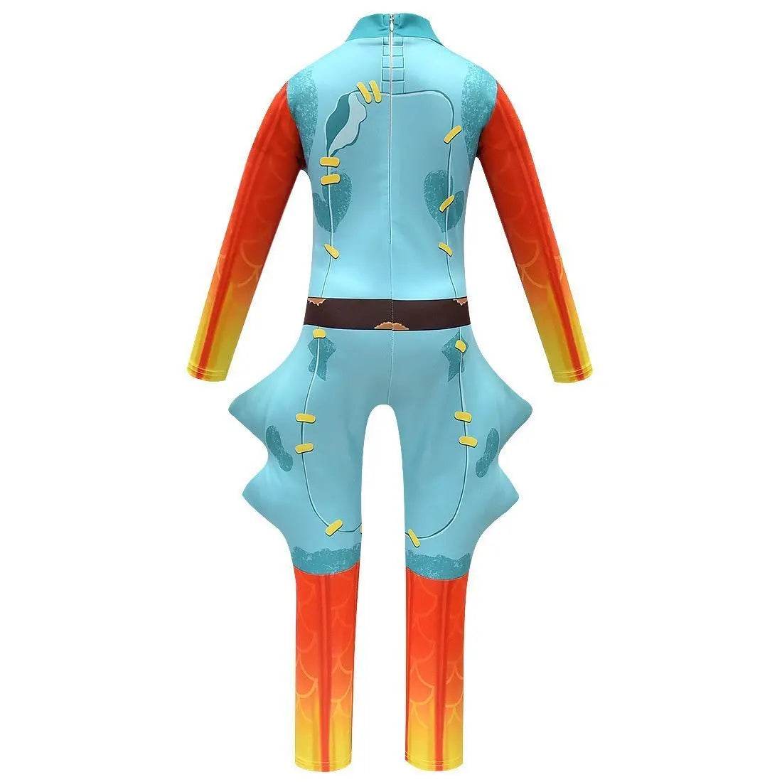 Fortnite Fishstick Cosplay Halloween Costumes Fish Jumpsuit - zzcosplay
