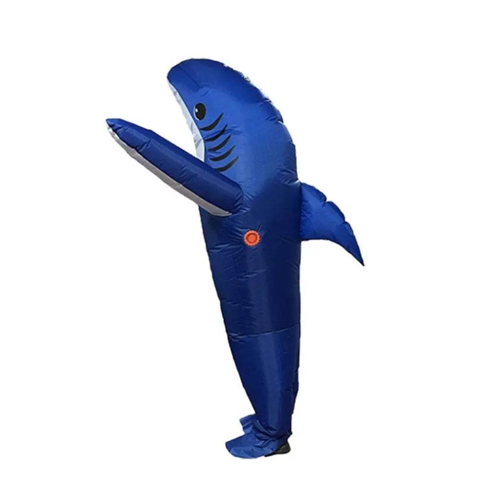 Funny inflatable shark costume Halloween Party for Adult Kids - zzcosplay