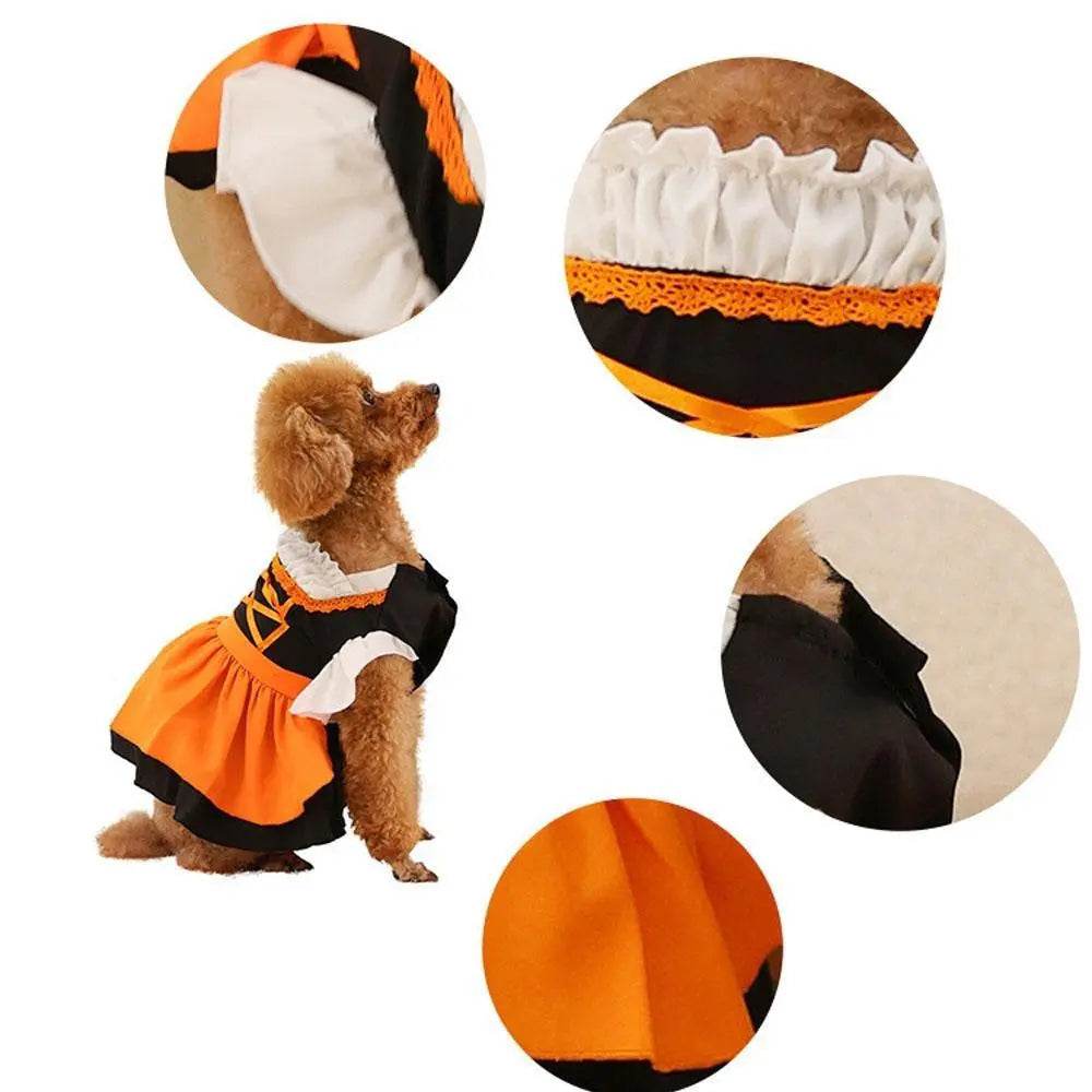 German Oktoberfest Halloween Costumes Matching Girls Pet Dog Outfits - zzcosplay