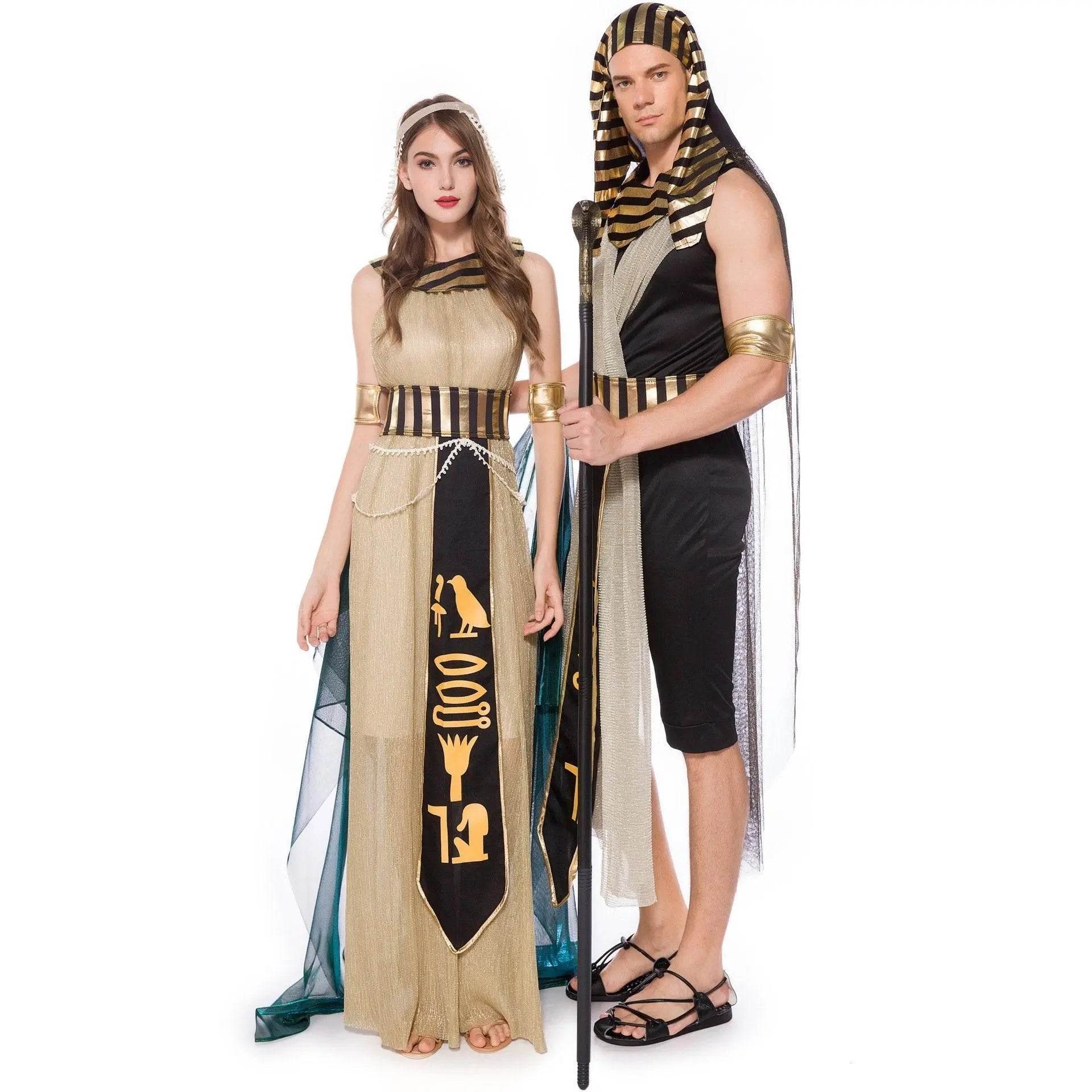 Greek Goddess Prince Couples Costume Halloween Outfits Cosplay Party Carnival - zzcosplay
