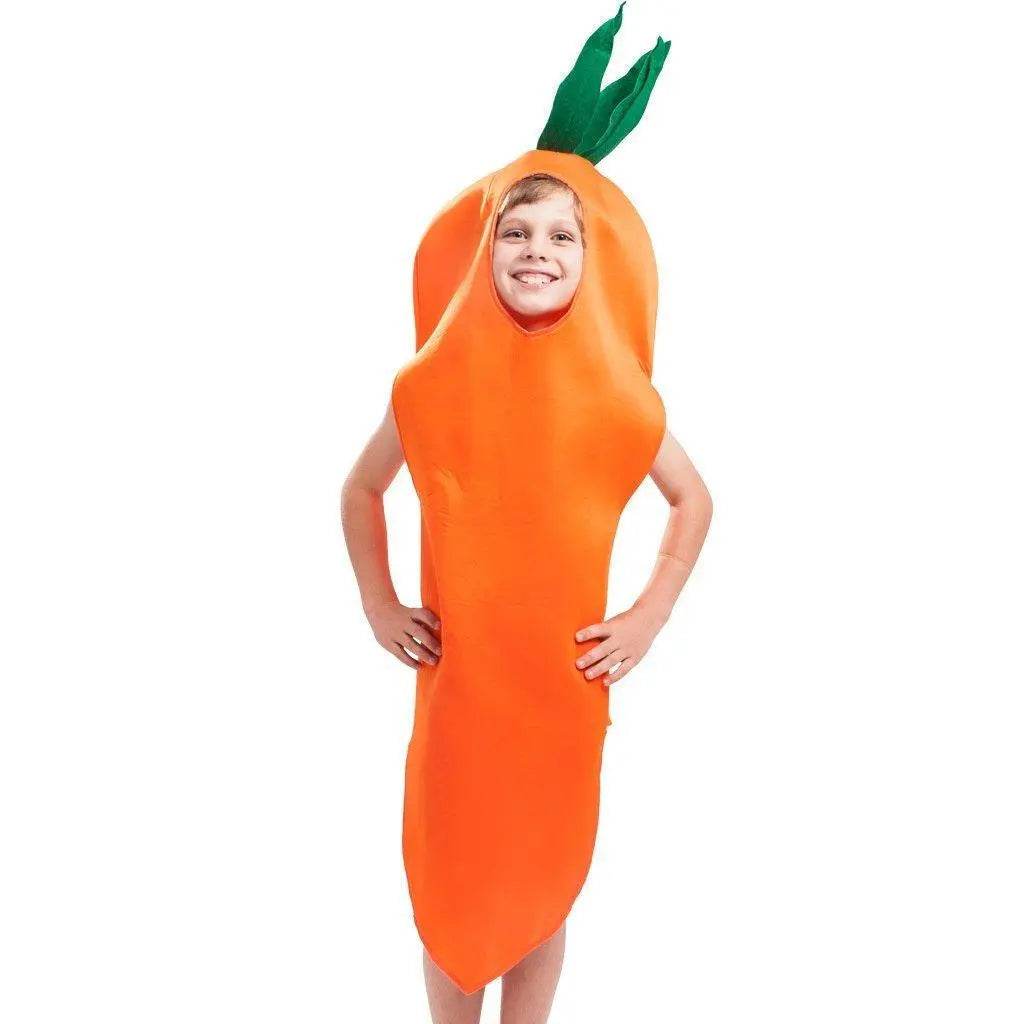 Halloween Carrot Carnival Vegetable Cosplay Christmas Costume for Kids - zzcosplay