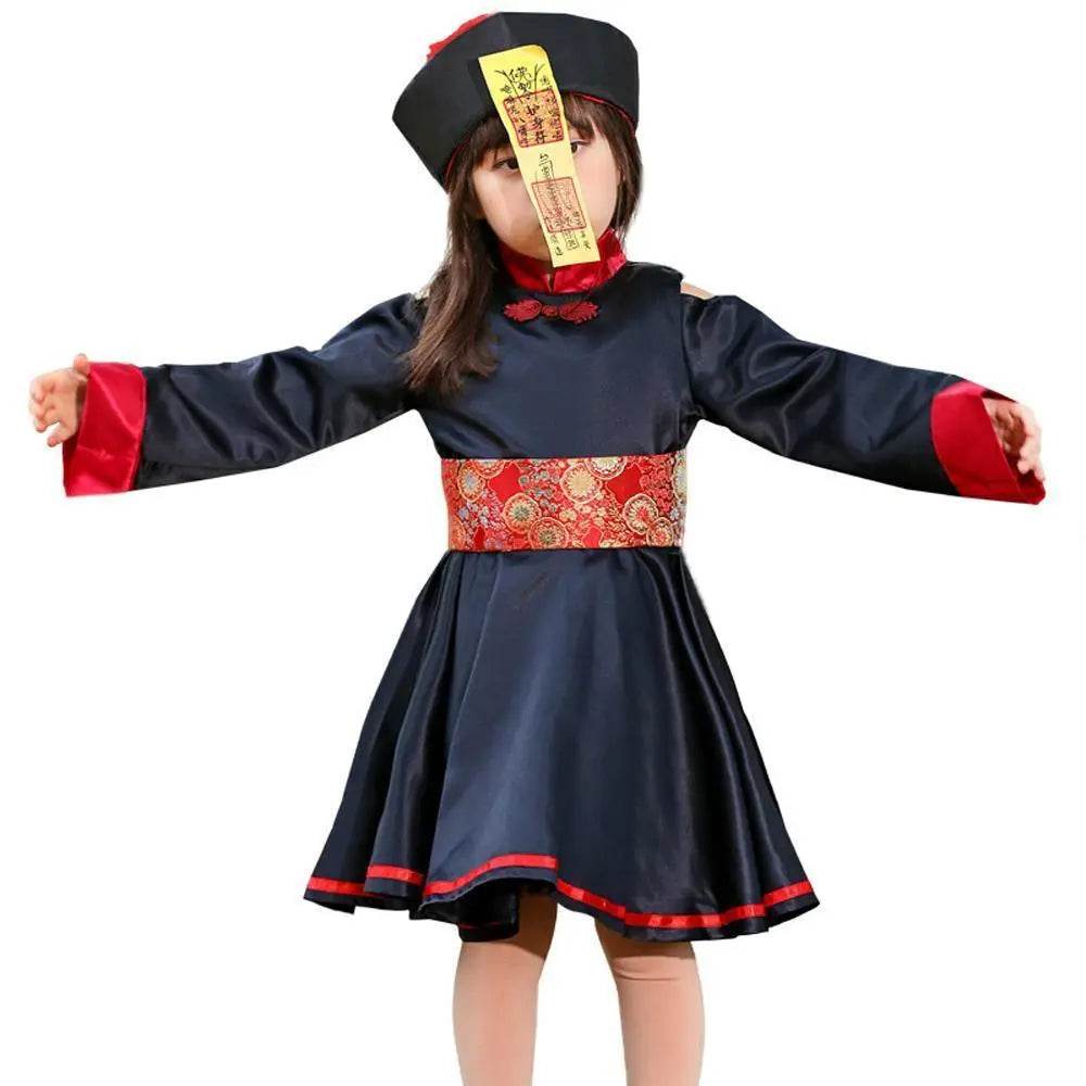 Halloween Qing Dynasty zombie cosplay costumes for Mom and Me - zzcosplay