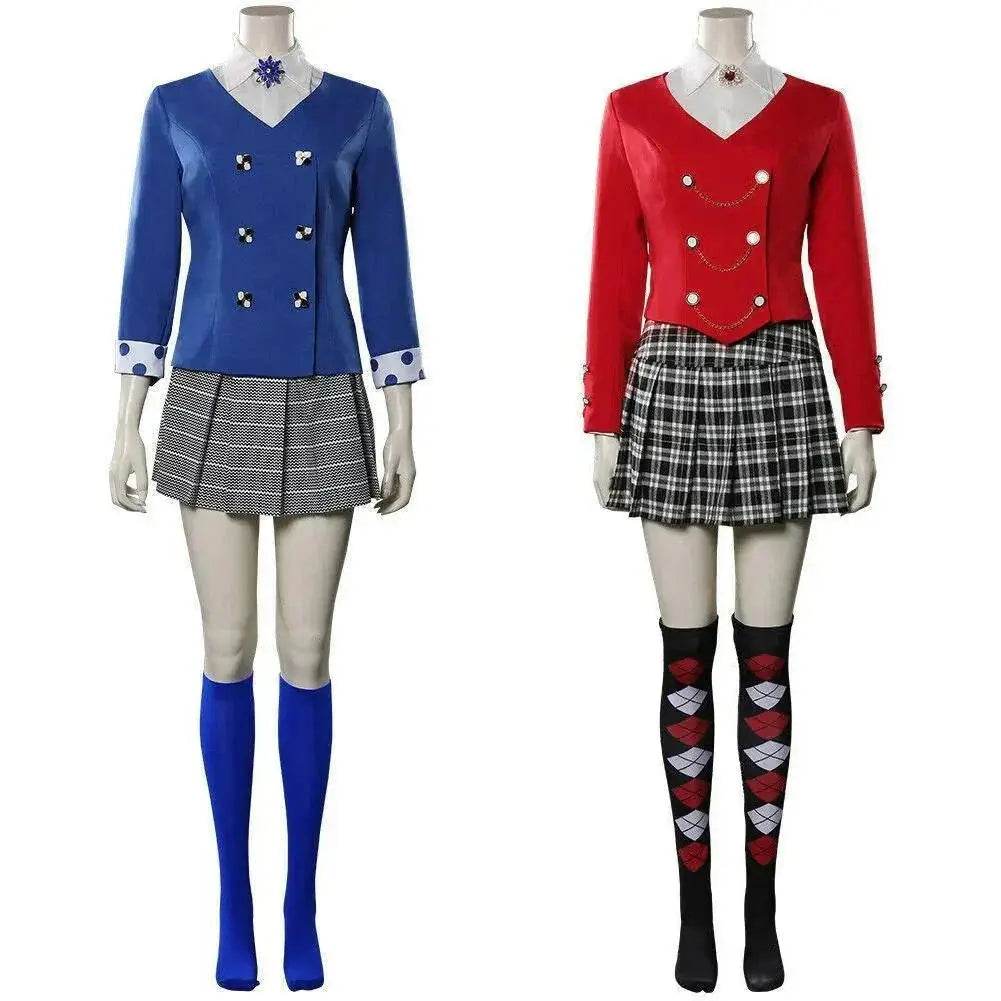 Heathers Veronica Sawyer Costume The Musical Halloween Carnival Cosplay Uniform Skirt Outfits Dress for Women - zzcosplay