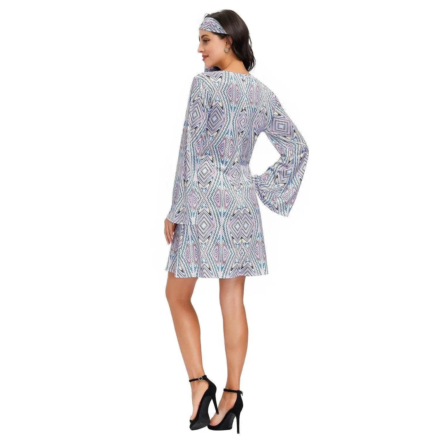 Hip Hop Rock Hippie 70s Costumes Cosplay Halloween Outfit Fancy Dress - zzcosplay