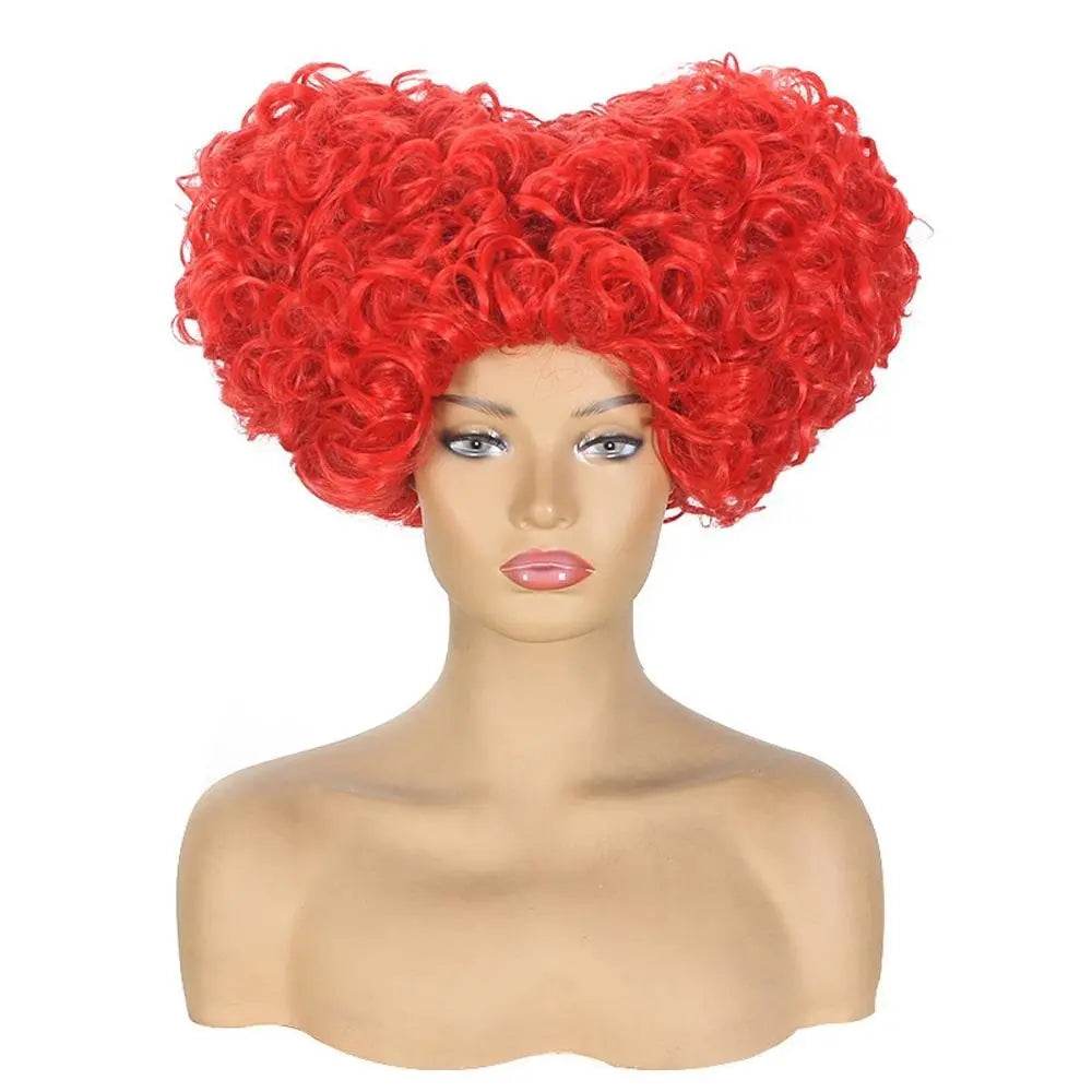 Hocus Pocus Cosplay Winifred Movie Wig Red Queen Costume Wigs for Adult - zzcosplay